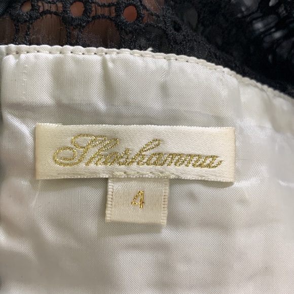 Shoshanna Lace Overlay Sleeveless Cocktail Dress - Picture 4 of 5